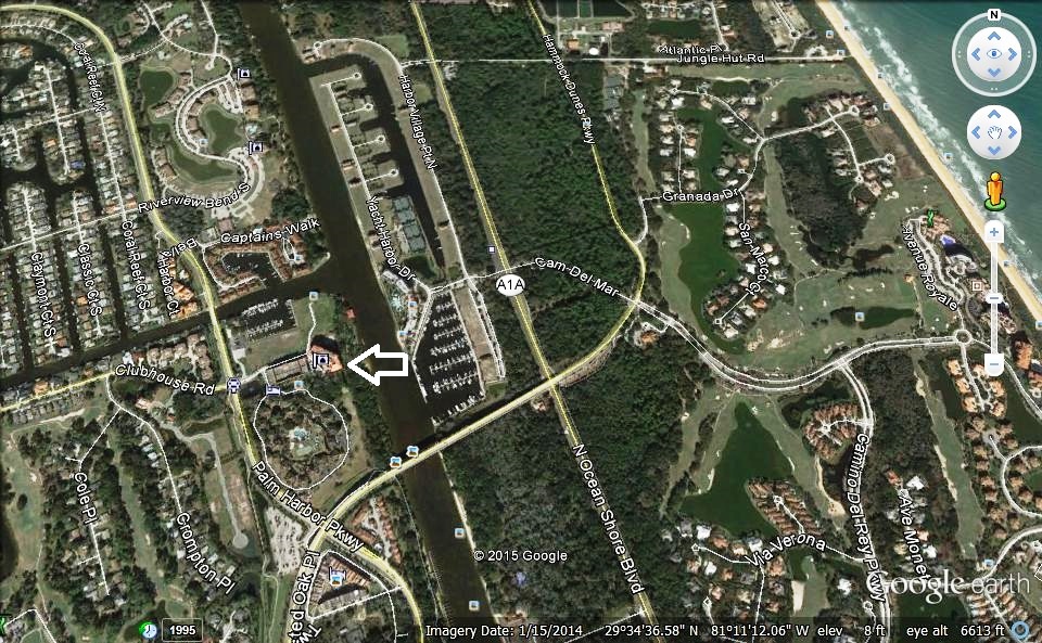 706 PalM Coast Resort - Google Earth